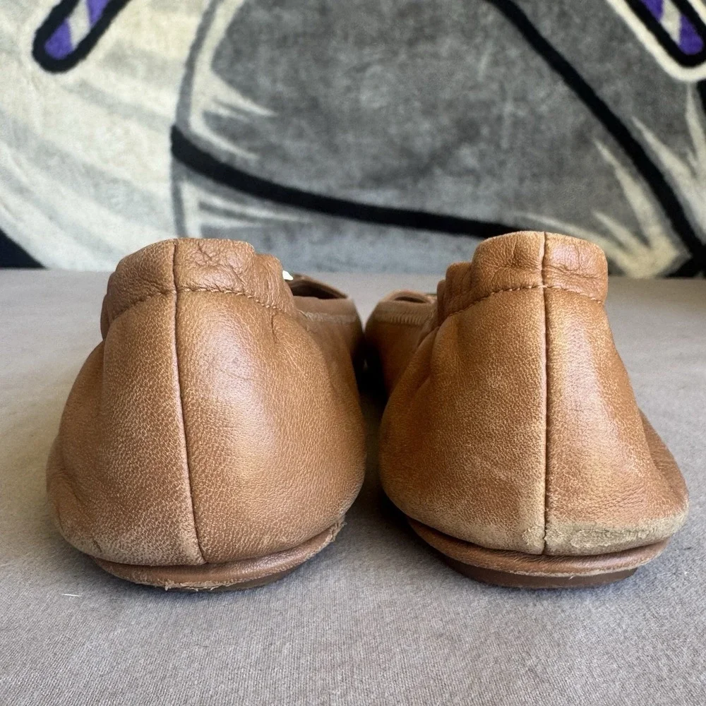 Size 9m - Tory Burch Tan Brown Ballet Flats